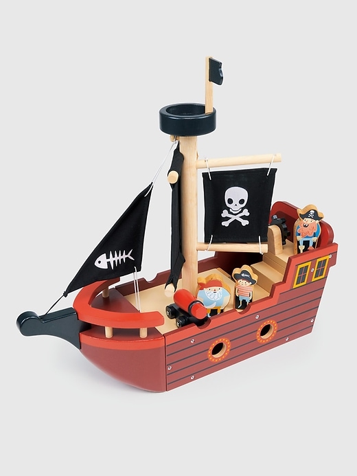 Image number 1 showing, Fishbones Pirate Ship Toddler Toy
