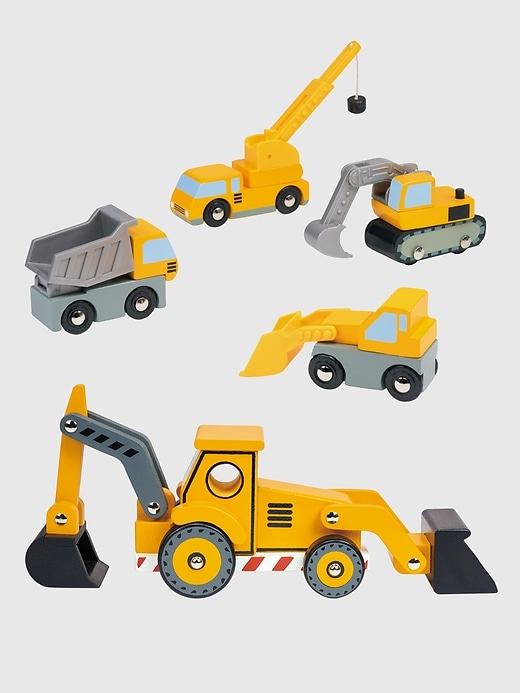 Image number 1 showing, Construction Vehicles Toddler Toy Bundle