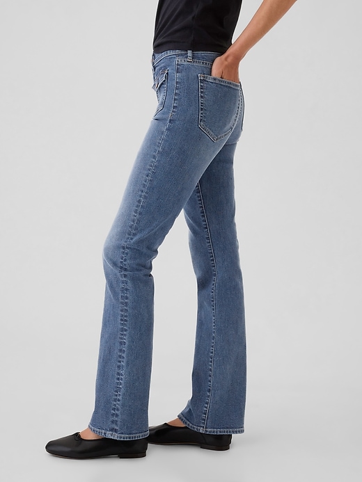 Image number 3 showing, Mid Rise Baby Boot Jeans