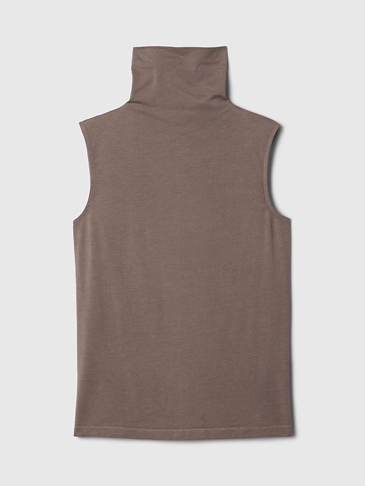 Image number 5 showing, Featherweight Turtleneck Tank Top