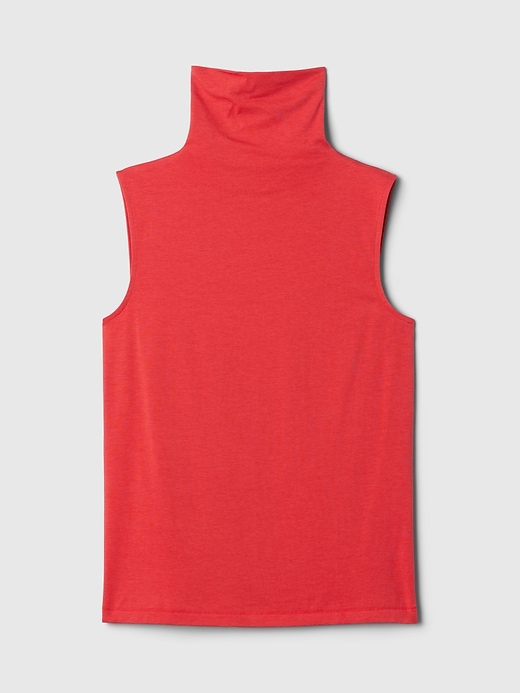 Image number 5 showing, Featherweight Turtleneck Tank Top