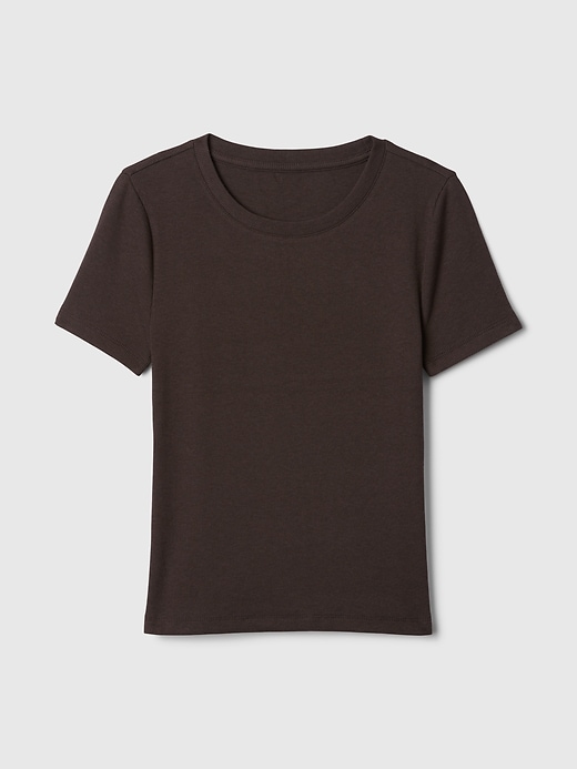 Image number 5 showing, Modern Rib Cropped T-Shirt