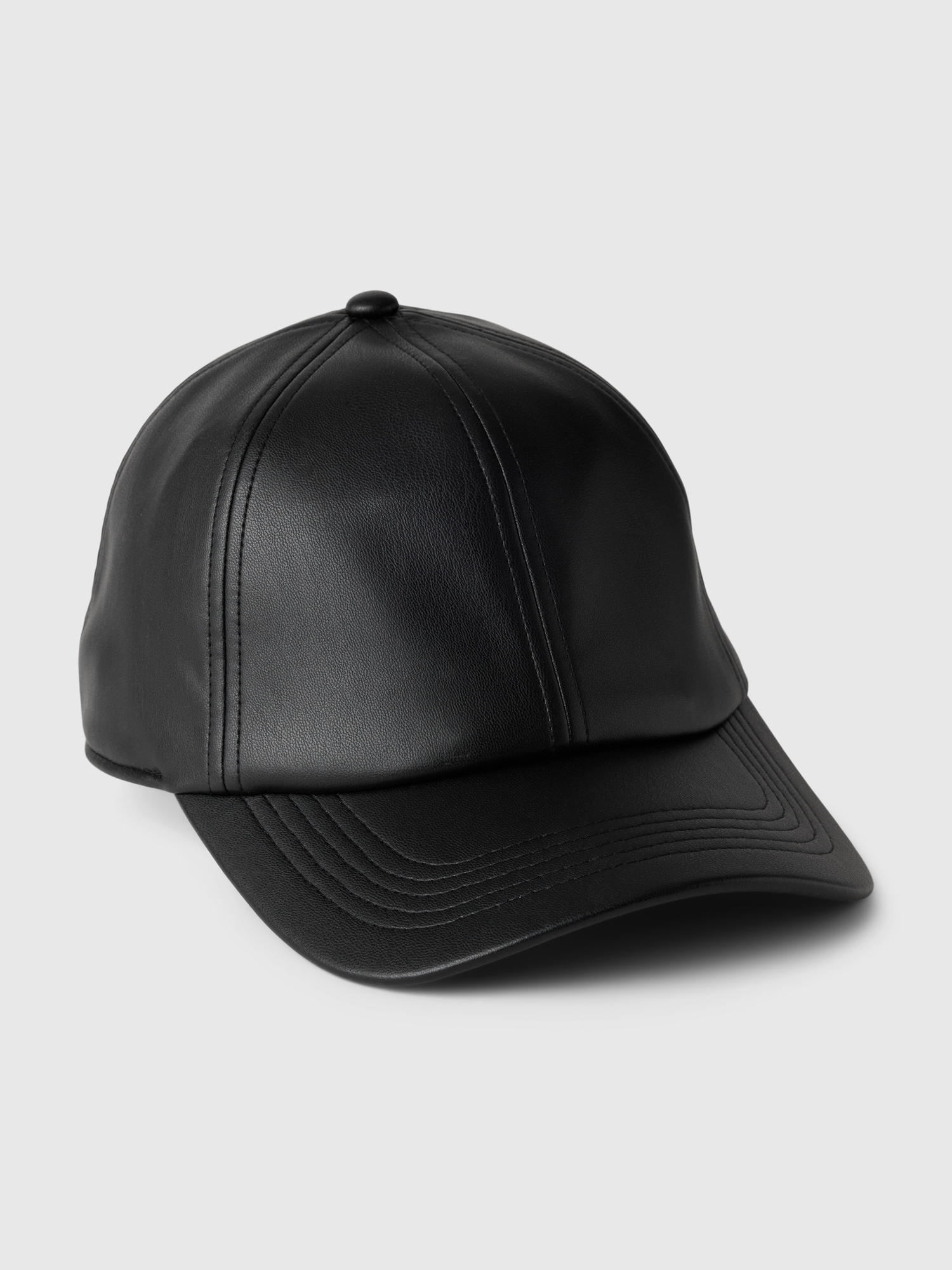 Vegan Leather Baseball Hat