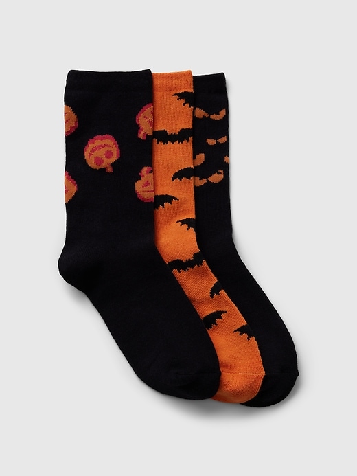 View large product image 1 of 1. Halloween Crew Socks (3-Pack)