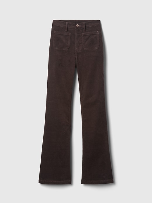 Image number 7 showing, High Rise Corduroy '70s Flare Pants