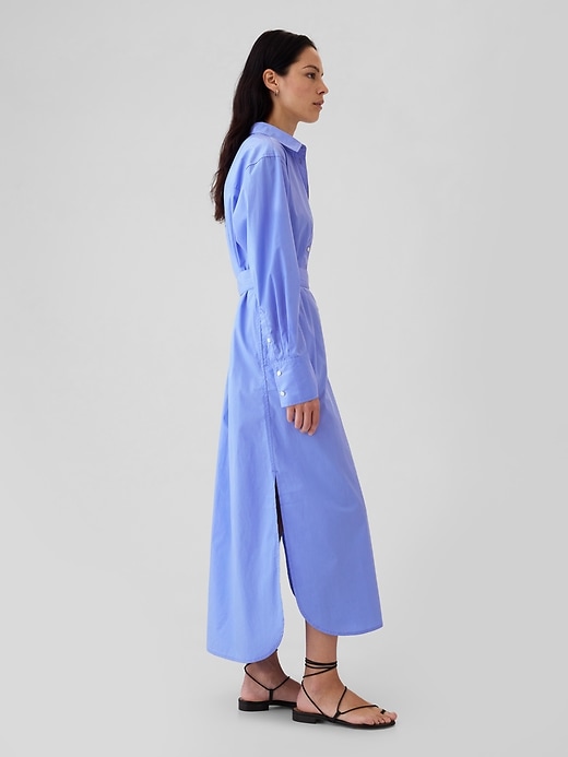 Image number 3 showing, Organic Cotton Maxi Shirtdress