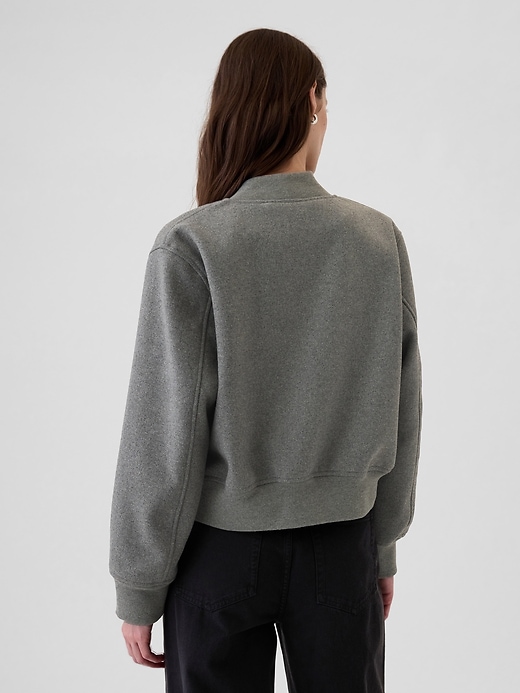 Image number 2 showing, Wool Bomber Jacket