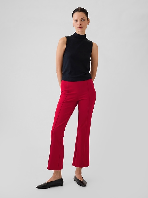 Image number 1 showing, High Rise Ponte Crop Kick Pants