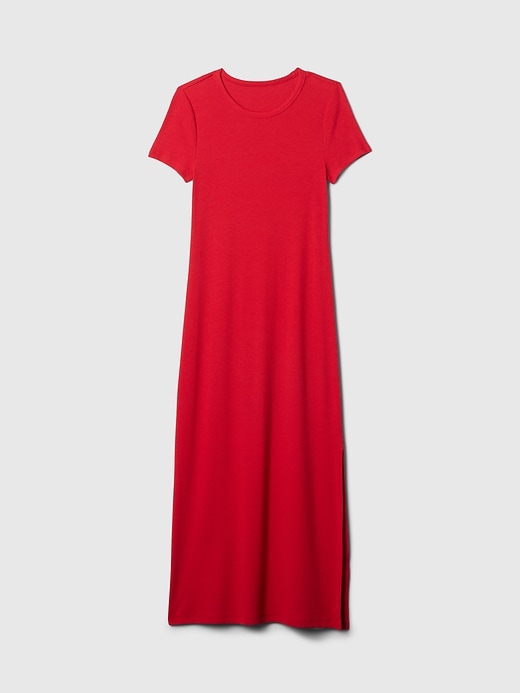 Image number 7 showing, Modern Rib Maxi T-Shirt Dress