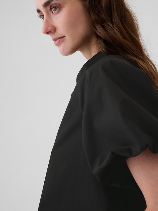 Image number 4 showing, Organic Cotton Bubble Sleeve Shirt