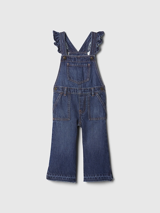 Image number 1 showing, babyGap Wide-Leg Flutter Overalls