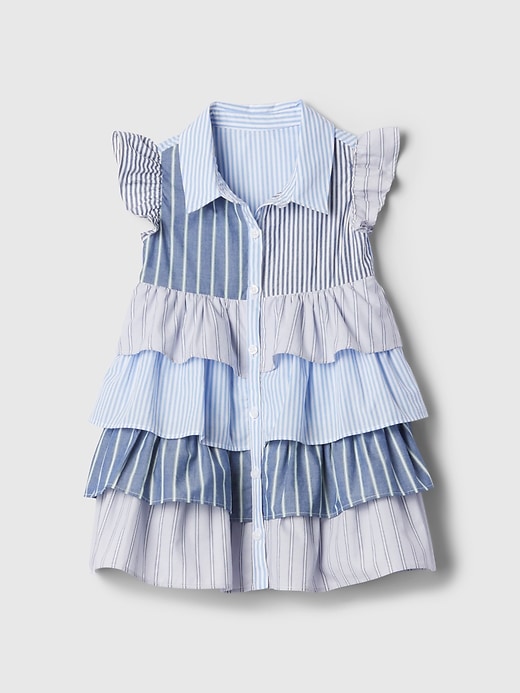 Image number 1 showing, babyGap Tiered Ruffle Shirtdress