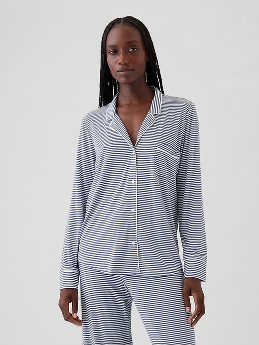 Image number 1 showing, Modal Pajama Shirt