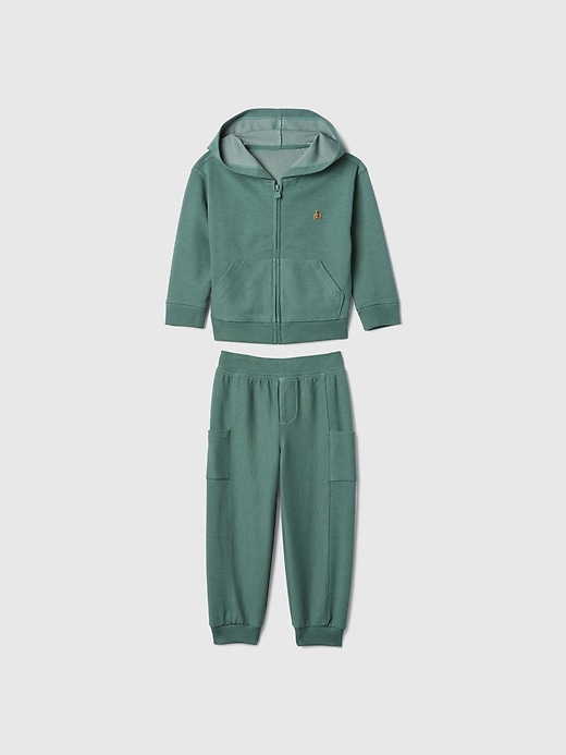 Image number 1 showing, babyGap Textured Sweat Set