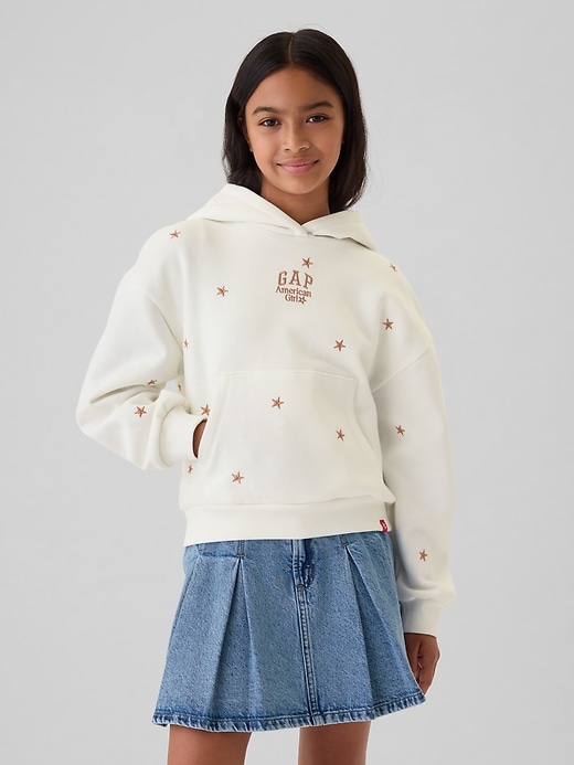 Image number 1 showing, Gap &#215 American Girl Kids Logo Hoodie