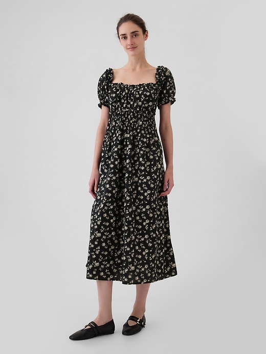 Image number 1 showing, Smocked Midi Dress