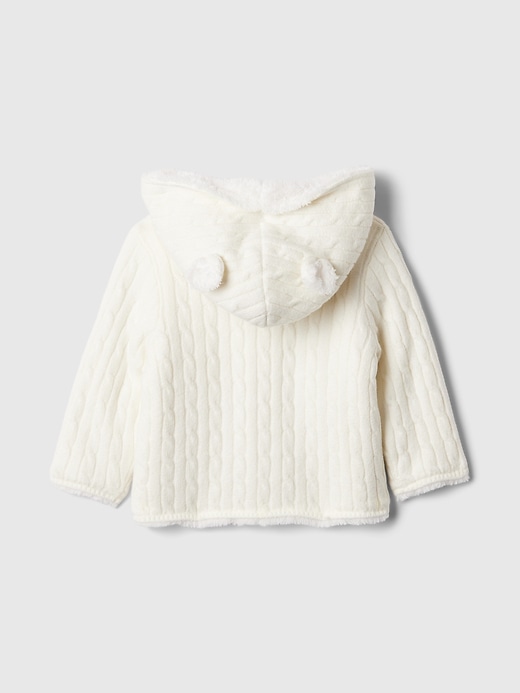 Image number 2 showing, Baby CashSoft Cozy Bear Cardigan