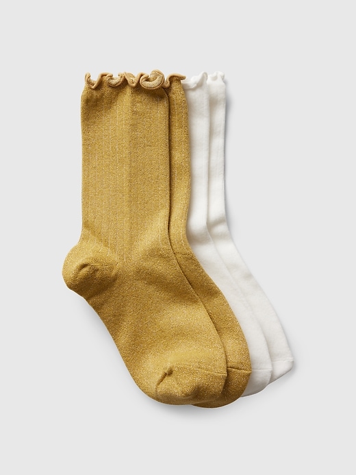 Image number 3 showing, Ruffle Crew Socks (2-Pack)