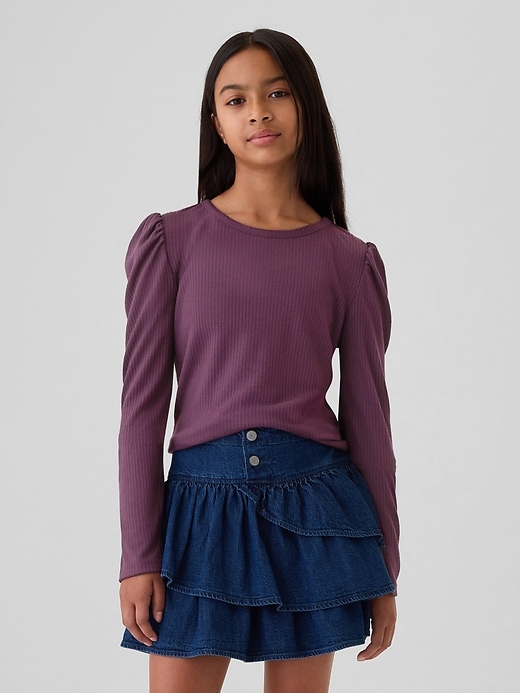 Image number 1 showing, Kids Softspun Ribbed Top