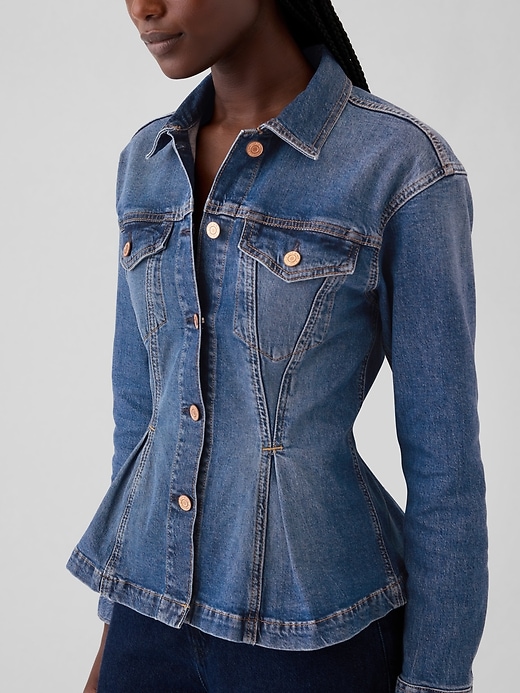 Image number 4 showing, Cinched Denim Jacket