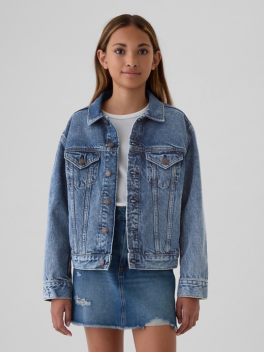 Image number 5 showing, Kids Organic Cotton Icon Denim Jacket