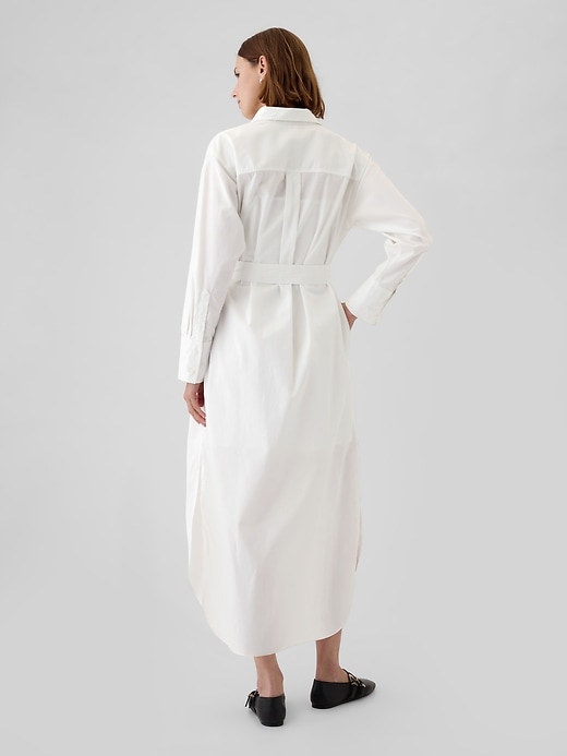 Image number 2 showing, Organic Cotton Maxi Shirtdress