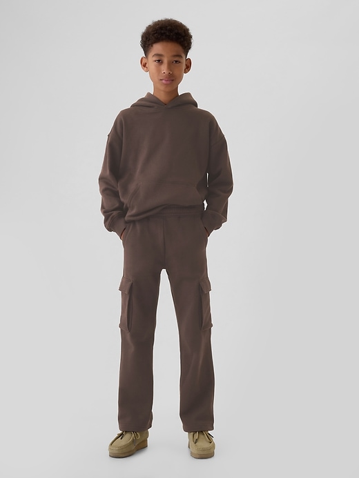 Image number 5 showing, Kids Vintage Soft Relaxed Cargo Sweatpants