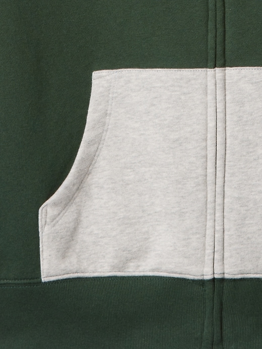 Image number 4 showing, Kids Vintage Soft Colorblock Zip Hoodie