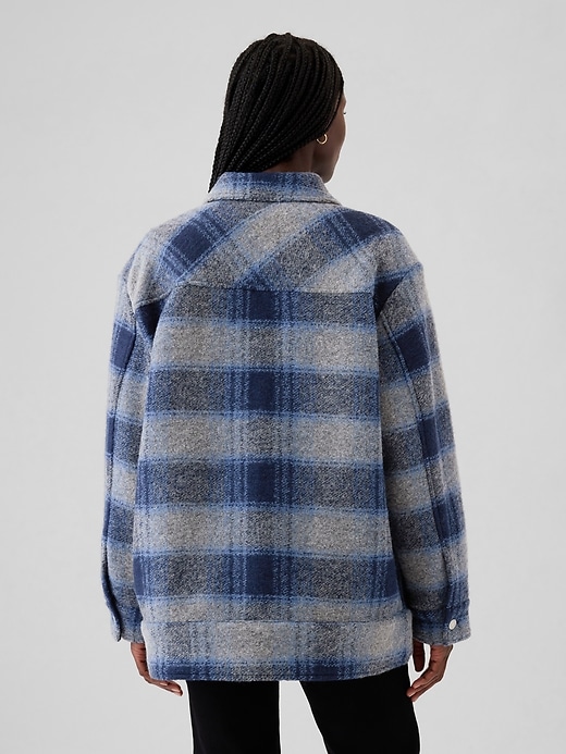 Image number 2 showing, Wool Boyfriend Shirt Jacket