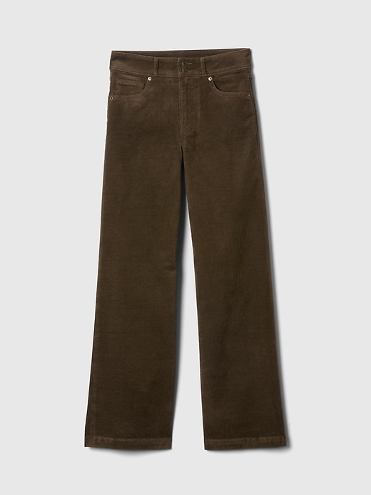 Image number 7 showing, High Rise Corduroy Stride Wide-Leg Pants