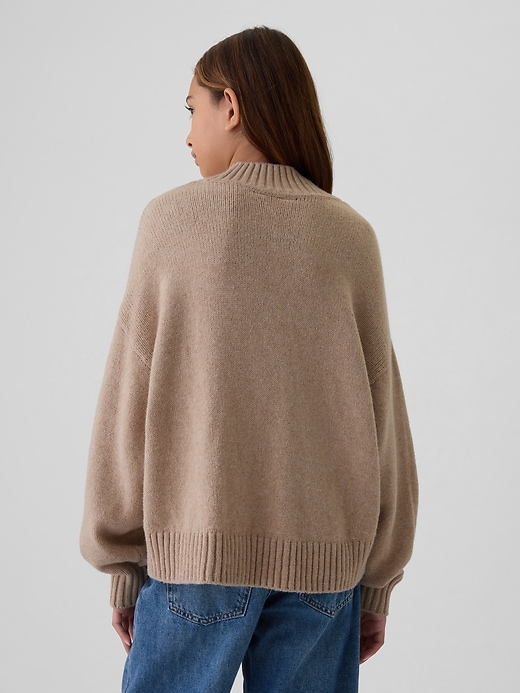 Image number 2 showing, Kids CashSoft Oversized Mockneck Sweater