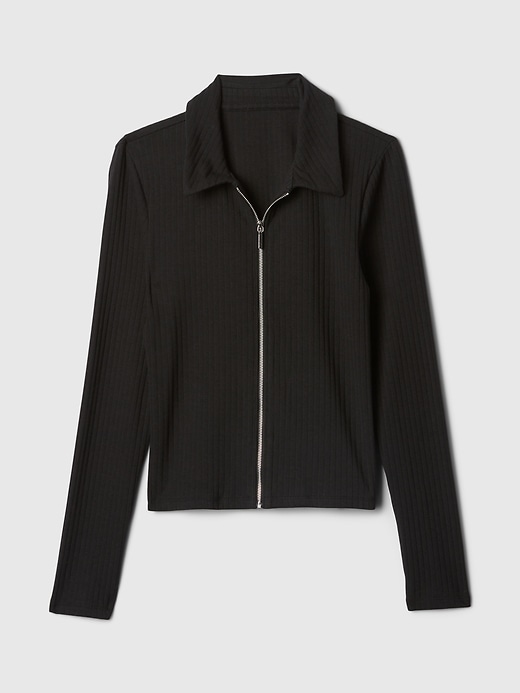 Image number 5 showing, Modern Rib Zipper Shirt