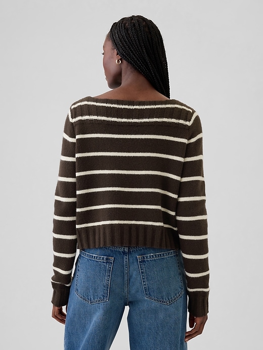 Image number 2 showing, CashSoft Boatneck Sweater