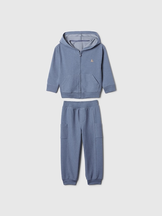 Image number 1 showing, babyGap Textured Sweat Set