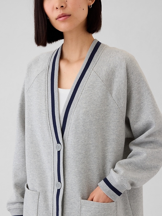 Image number 4 showing, Vintage Soft Oversized Varsity Cardigan