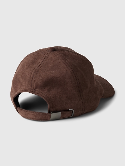 Image number 2 showing, Vegan Suede Baseball Hat