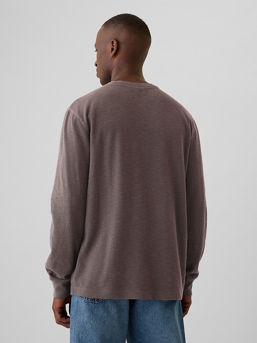 Image number 2 showing, Waffle Henley T-Shirt