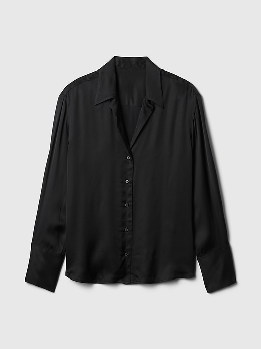 Image number 4 showing, Satin Relaxed Shirt