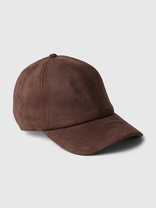 Image number 3 showing, Vegan Suede Baseball Hat