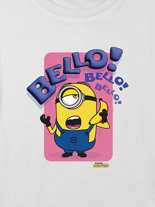Image number 2 showing, Kids Minions Bello Graphic Boxy Crop Tee