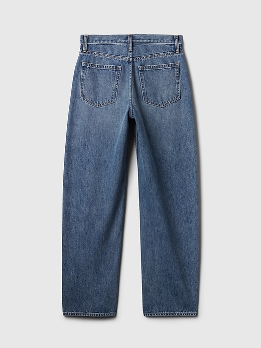Image number 8 showing, High Rise Barrel Jeans