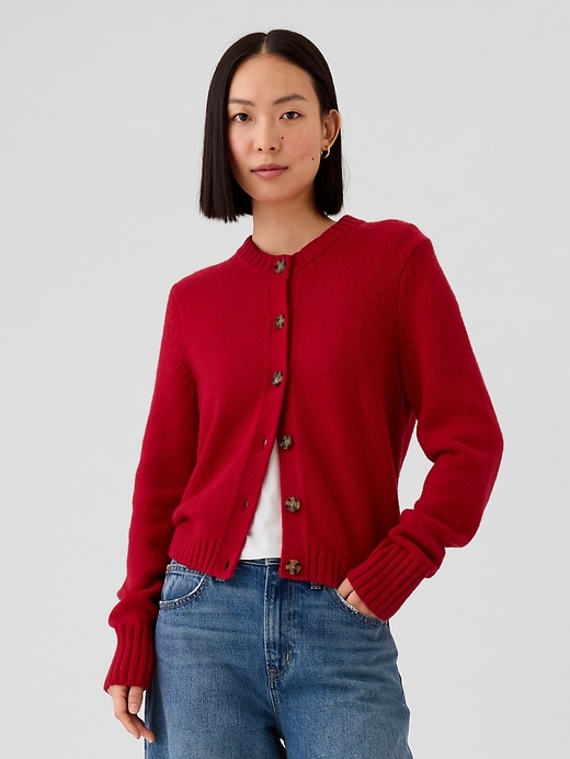 Image number 1 showing, CashSoft Cropped Cardigan