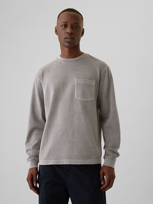 Image number 1 showing, Heavyweight Crewneck T-Shirt