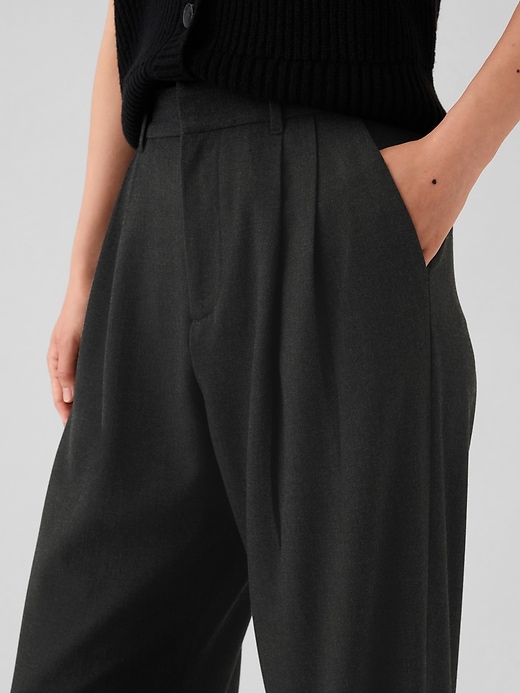 Image number 8 showing, 365 High Rise Brushed Twill Pleated Trousers