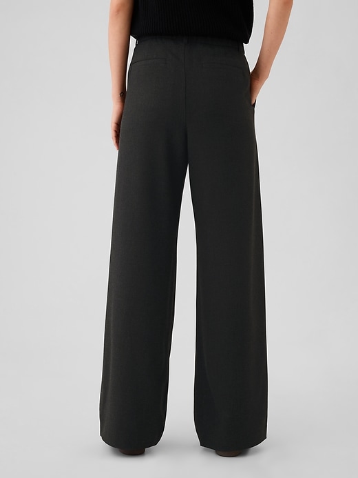 Image number 4 showing, 365 High Rise Brushed Twill Pleated Trousers