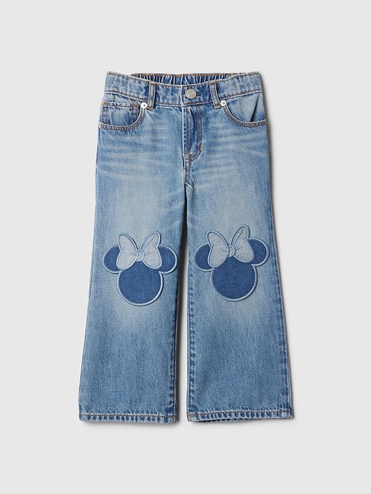 Image number 1 showing, Gap × Disney Baby Minnie Mouse Stride Jeans