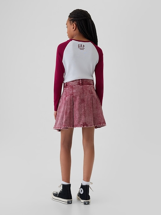 Image number 2 showing, Gap &#215 American Girl Kids Pleated Denim Skirt