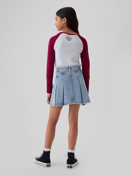 Image number 2 showing, Gap &#215 American Girl Kids Pleated Denim Skirt