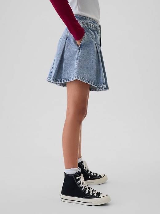 Image number 3 showing, Gap &#215 American Girl Kids Pleated Denim Skirt