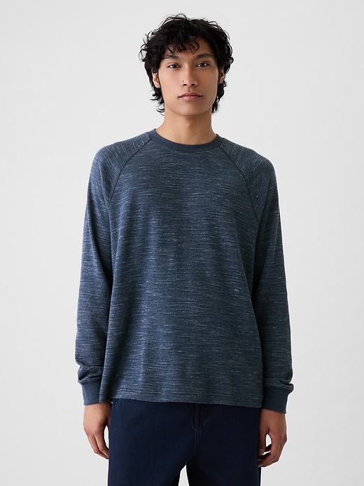 Image number 1 showing, Waffle-Knit Raglan T-Shirt